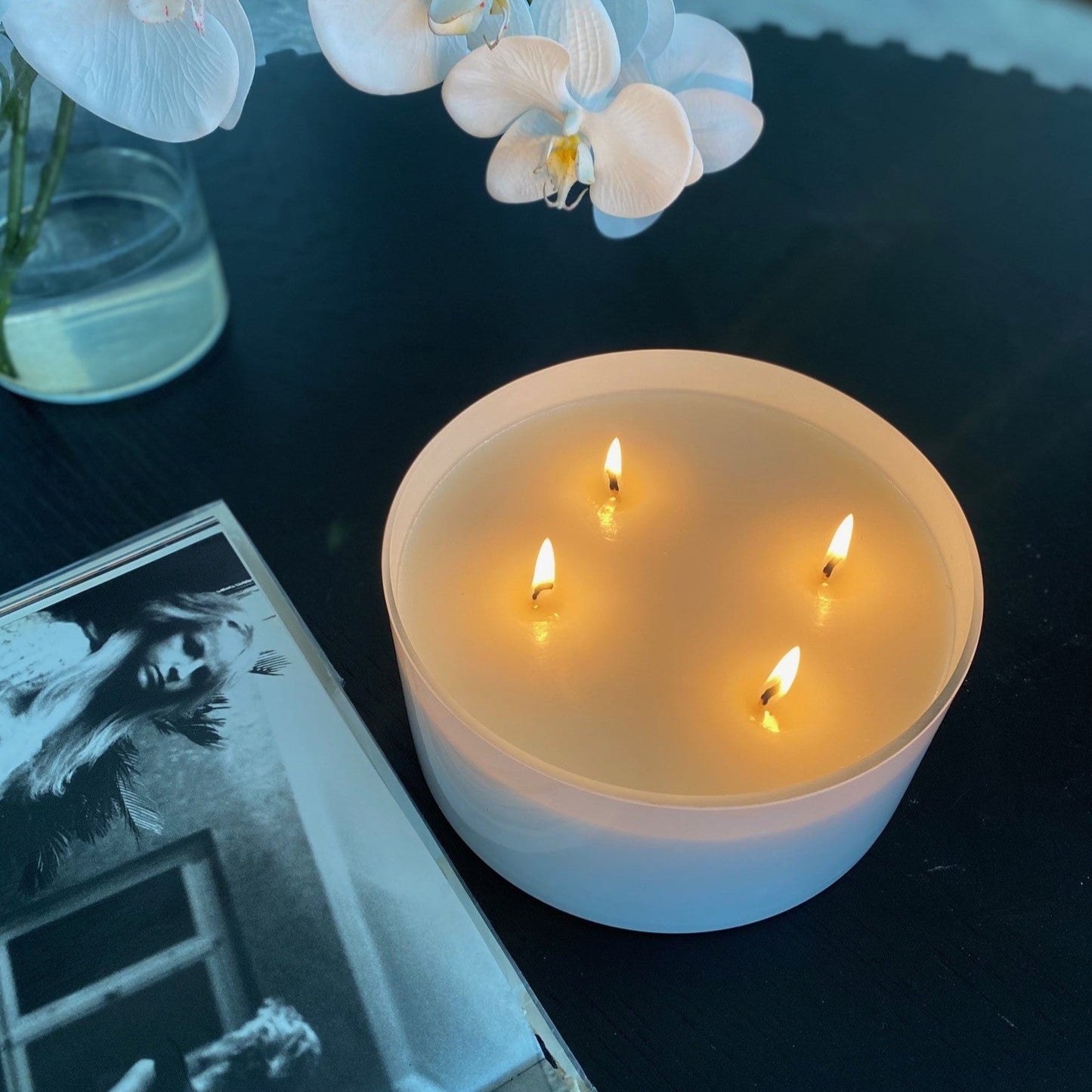 Table Centrepiece 5 Wick Candle Bowl