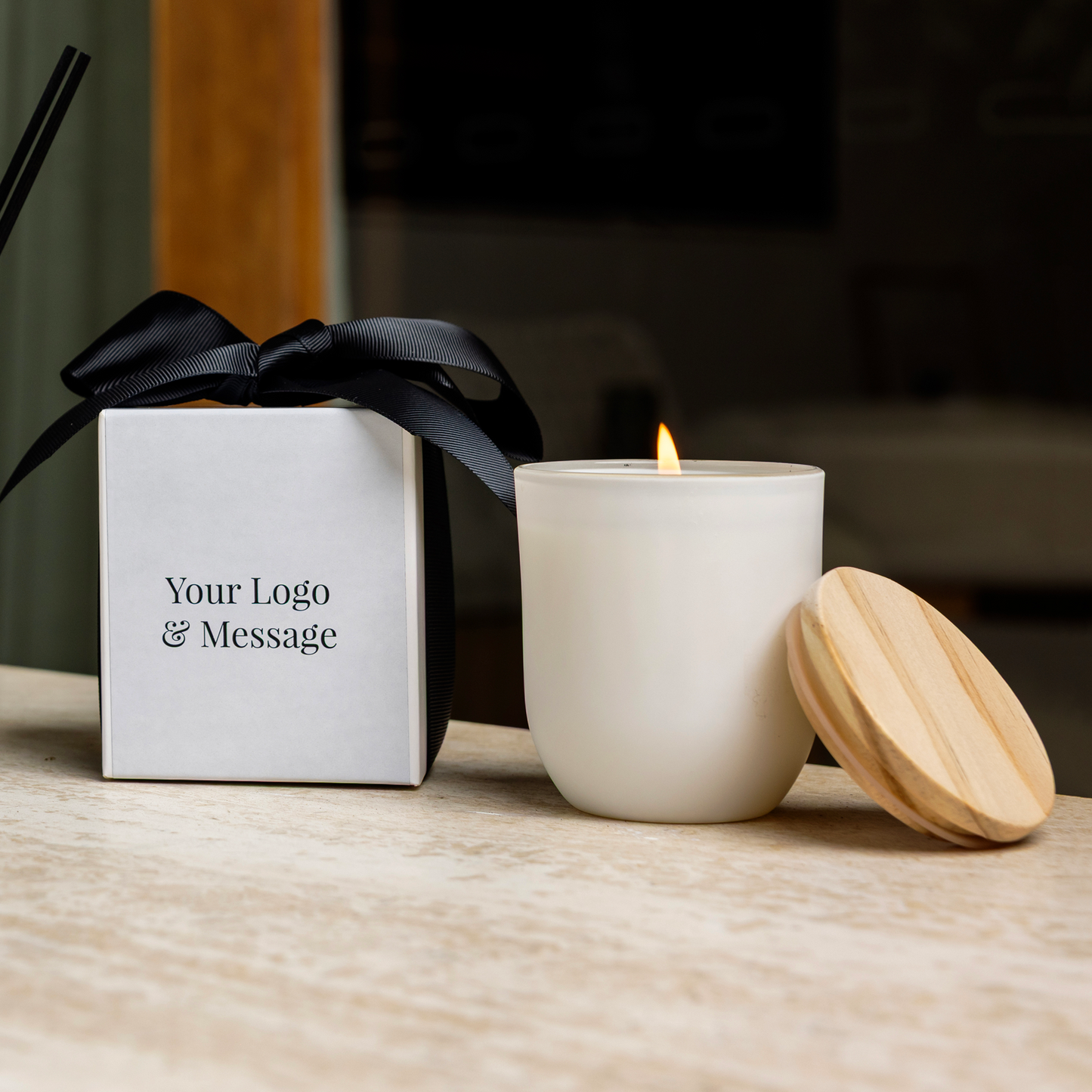 Medium Custom Branded Candles