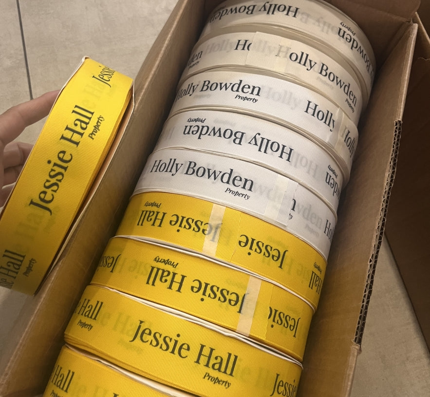 Bulk Discount Logo Ribbon (5 Rolls)