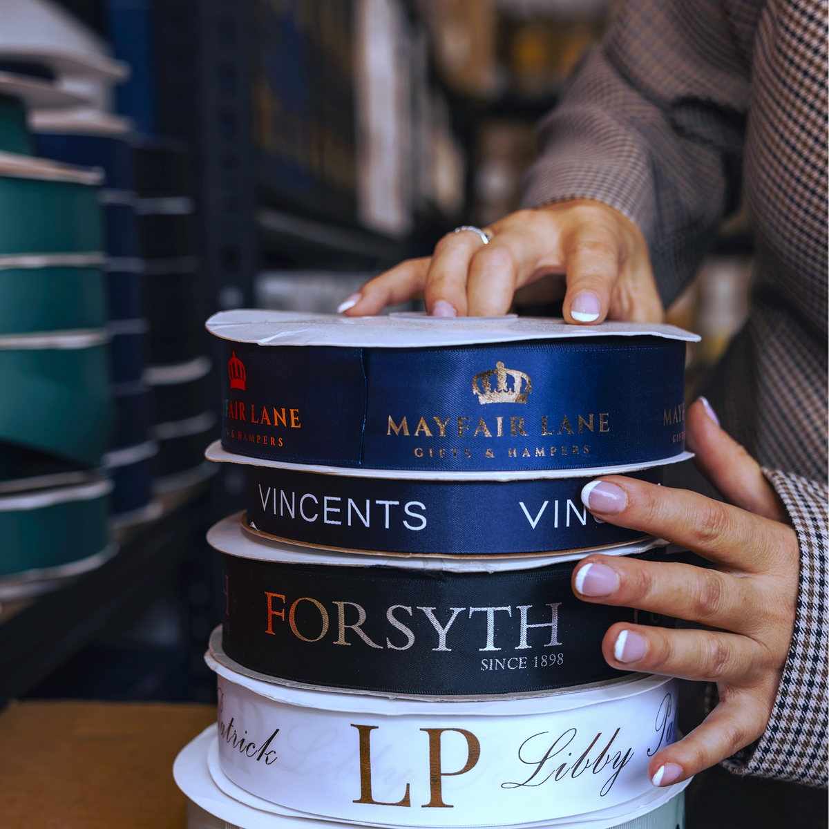 Single Roll Logo Ribbon